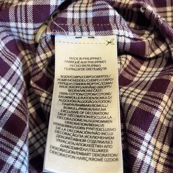 POLO RALPH LAUREN PLAID OXFORD SHIRT - Picture 5 of 5
